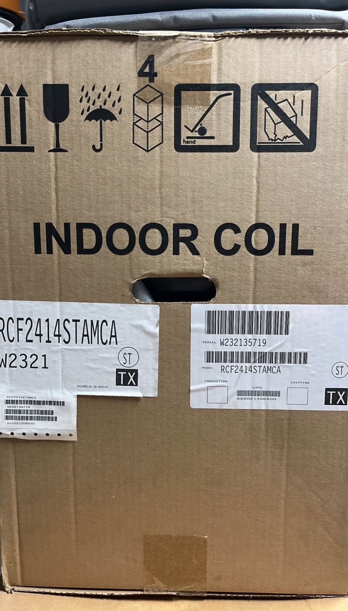 200 ton evaporated coil