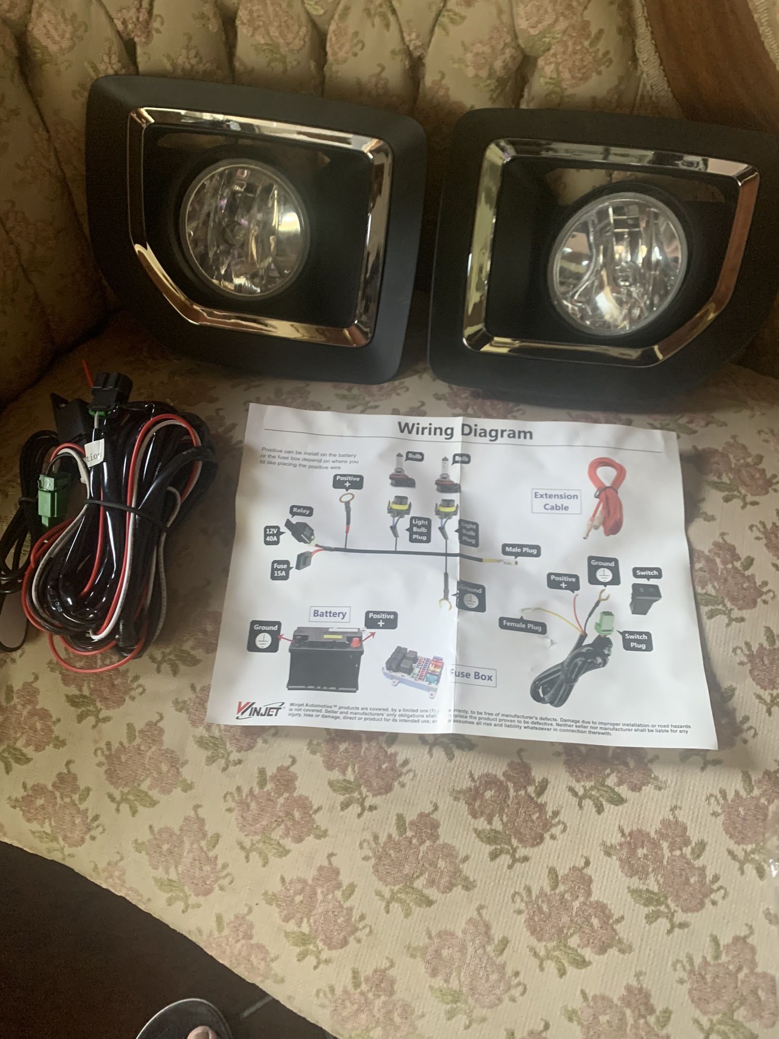 Faros para neblina para GMC Sierra 2500 HD 2015 al 2017