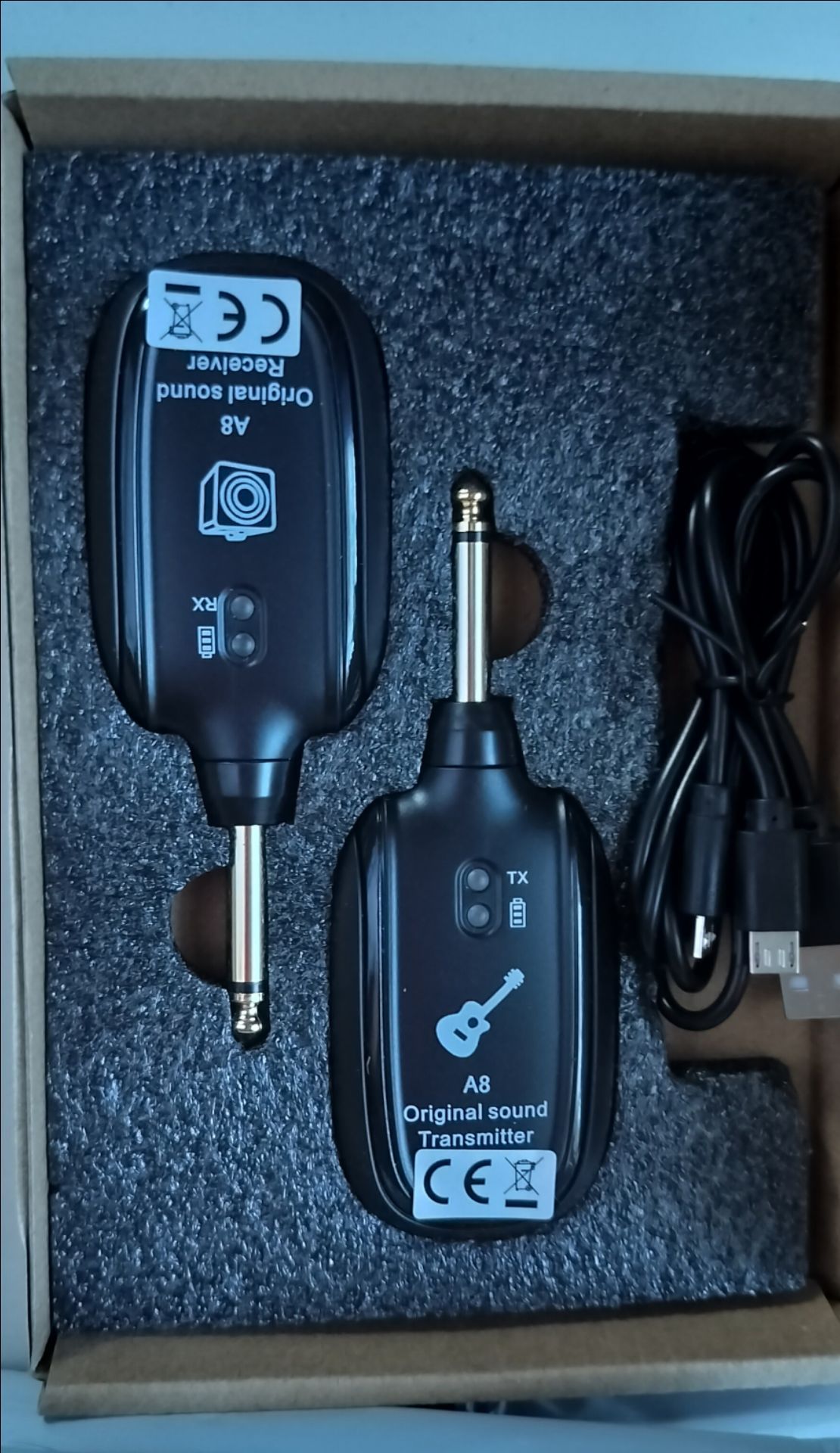 New wireless system for guitar bass and violin