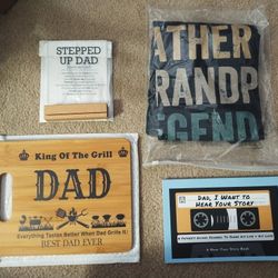 (brand new) *Gifts For Dad's* (my father returned them to me)