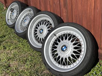 17x8 BMW BBS RC090 Style 5 5x120 Wheels and Tires E46 E36 E39