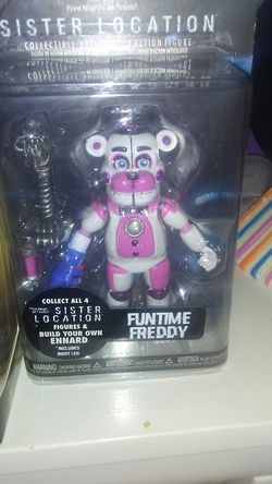 Bendy and the ink machine and fnaf funtime freddy figures all