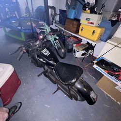 gas powred motorbike