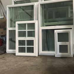 White Vinyl Window 