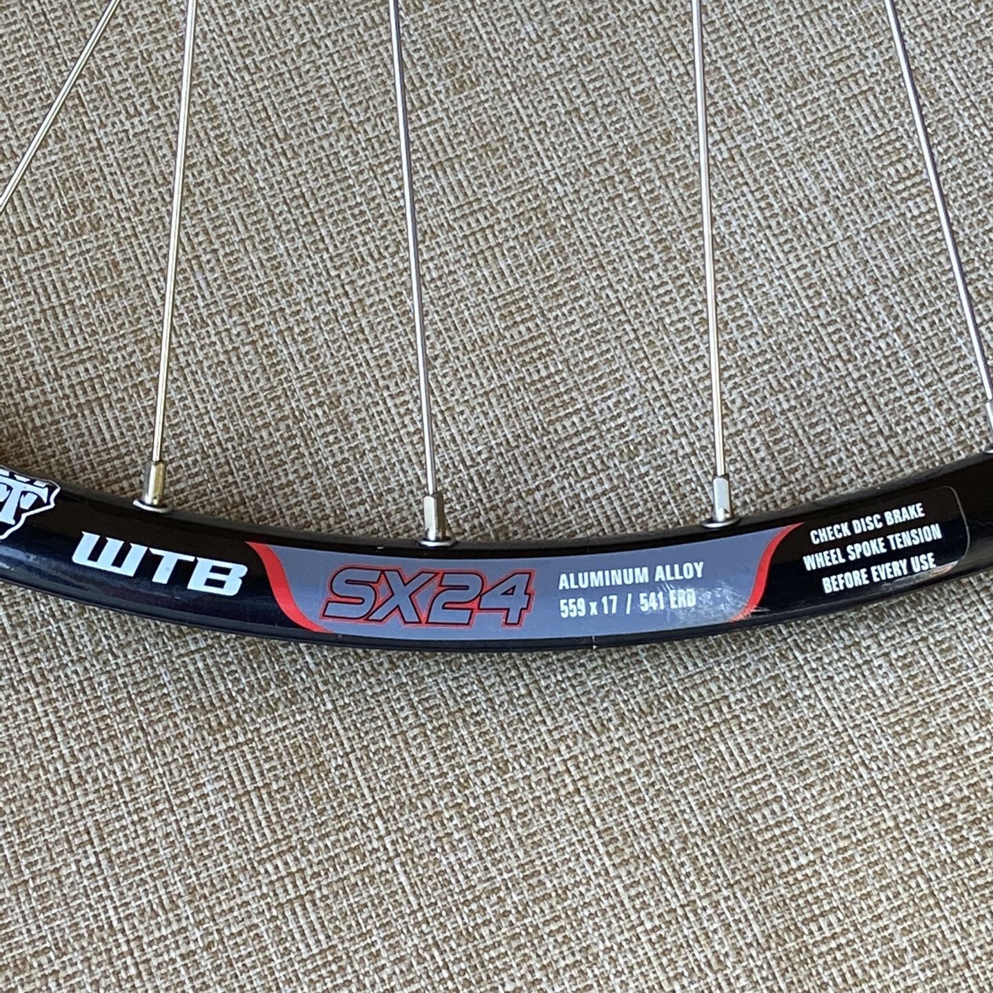 WTB SX24 DISC WITH QUANDO HUB AND DISC 26
