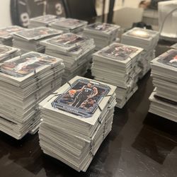 Basketball Card Lot Of 3000 Plus Baseball Card Lot Of 3000 All Base Cards. Star Players 