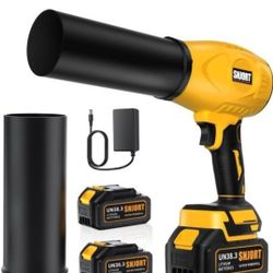 Leaf Blower Cordless with 2 battery and charger,