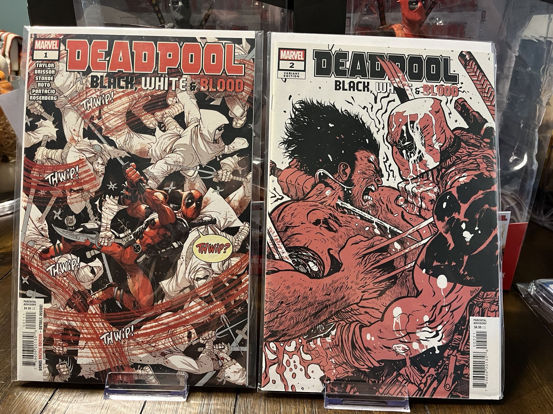Deadpool Black, White, & Blood 1-4 NM