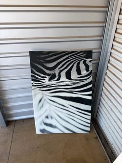 Zebra wall art