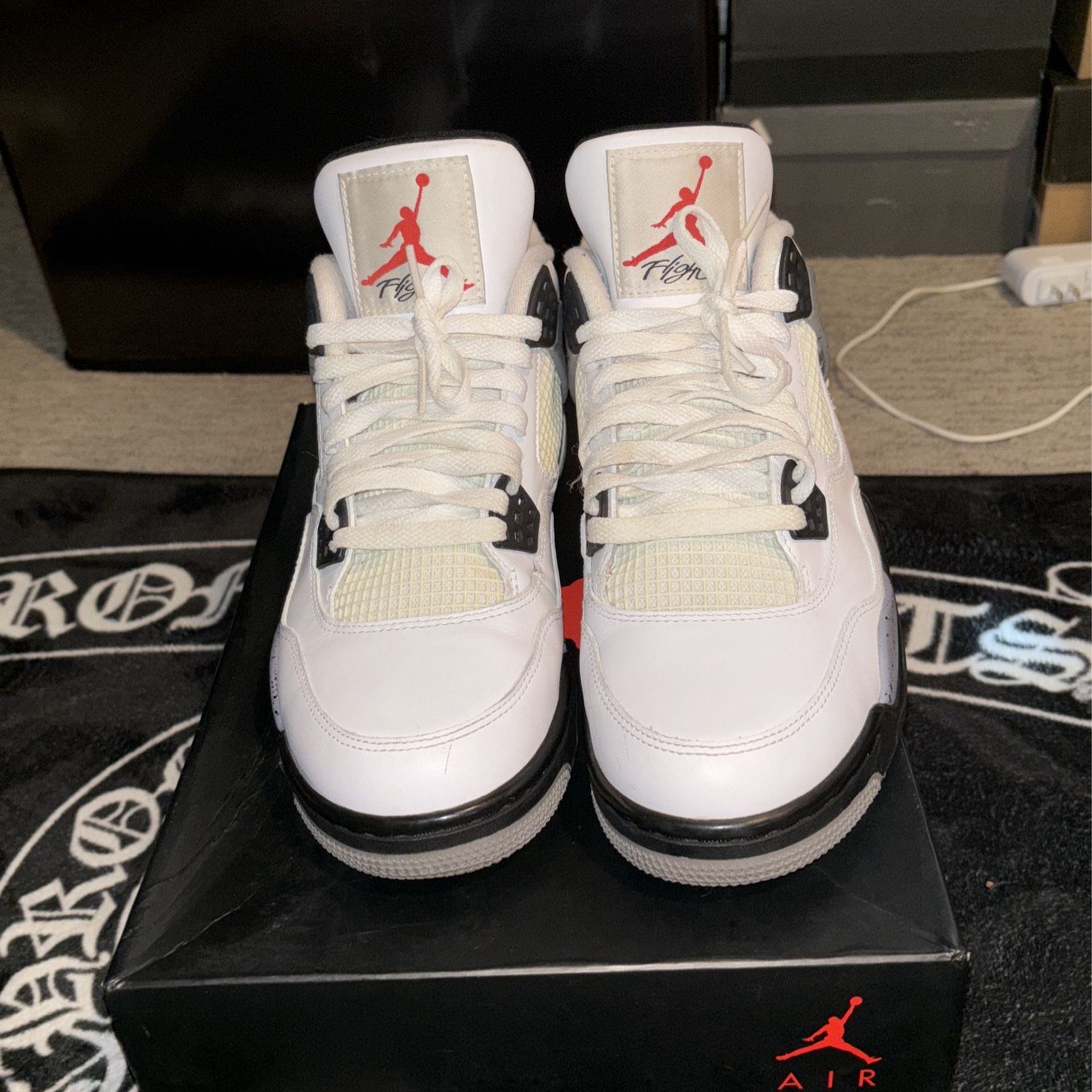 Jordan 4 White Cement  2012 Size 10