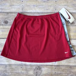 Nike Womens Size M Vintage Sport Mini-Skirt Red  