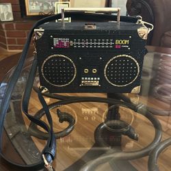 Aldo Kuzitrin Boombox Radio Crossbody Purse