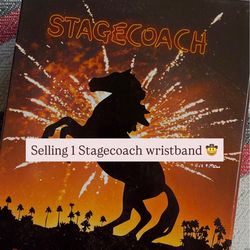 Stagecoach Wristband