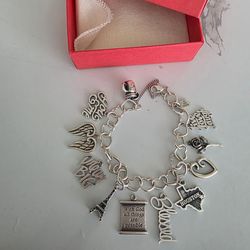 James avery bracelet with charms