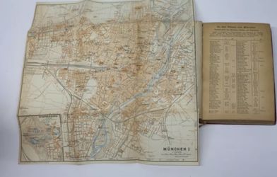 Traveler's guide to Germany, 1st edition,1921, w/maps, MÜNCHEN,OBERBAYERN,ALLGÄU