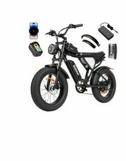 ridstar electric bike for adults peak 1500w 30mph 48v 15.6 ah