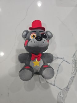 Funko Five Nights At Freddy Gray Lefty Pizza Simulator 8" Plush 2020 FNAF RARE