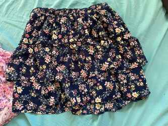 Navy Mini Skirt