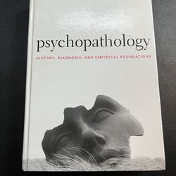 Psychopathology Hardcover Textbook 