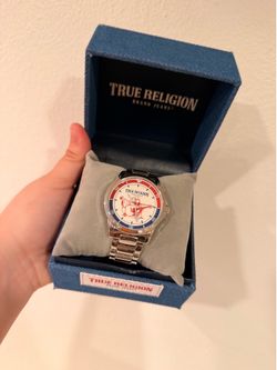 True religion Buddah logo watch