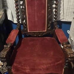 1808 kings  Chair Super Rare Great Shape