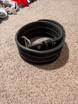Black  Weightlifting Belt