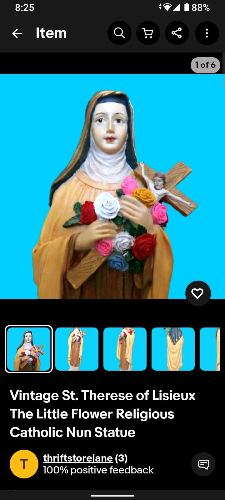 Santa Teresa Del Nino Jesus, Saint Therese Of Lisieux Statue