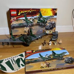 LEGO Indiana Jones Fight on the Flying Wing (7683)  - Complete