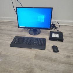 Dell Optiplex 3020  With 22" LCD Monitor Wireless. Keyboard  & Mouse   Intel Core I5  2.00 GHz 8g Gb Ram  1 TB Hard Drive 