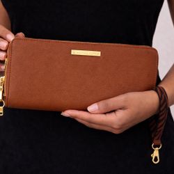 Joy Mangano RDIF protecting wristlet