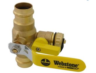 Webstone 1 in. Valve w/ Drain