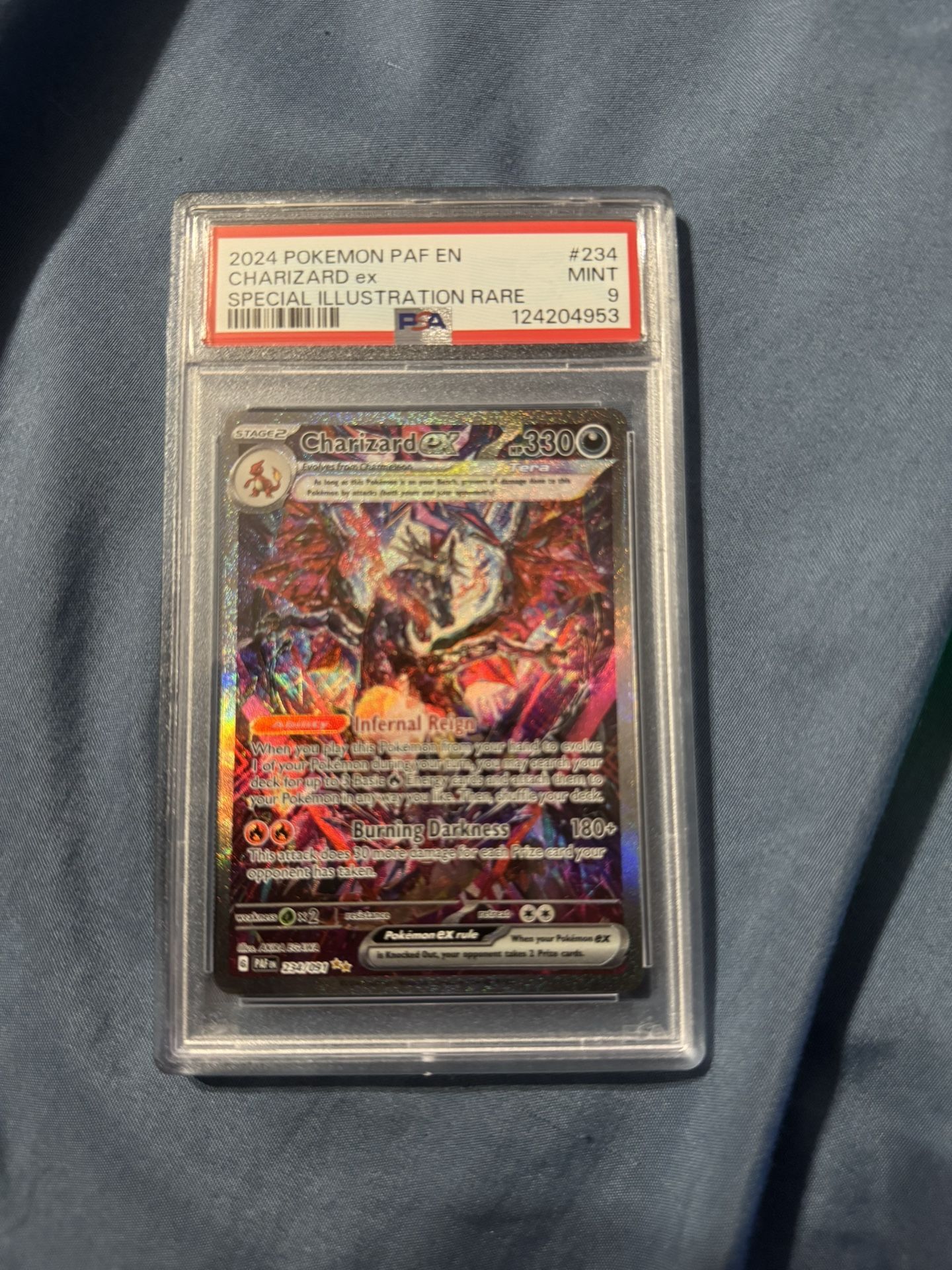 2024 CHARZIARD ED PAF EN GRADE 9