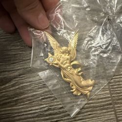 Vintage JJ Jonette Angel brooch
