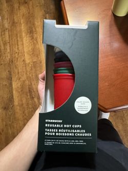 6 Reusable Hot Starbucks Cups - Color Changing