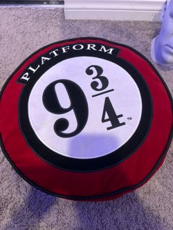Harry Potter platform 9 3/4 pillow