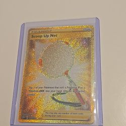 Pokemon Gold Border Scoop Net Card 