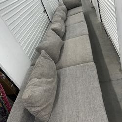 large gray sofa  Was 8000$- now 900$