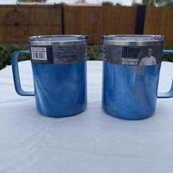 Robert Irvine Insulated 16-oz. Travel Coffee Mug, Blue