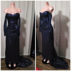 Sequins Prom Dress New Size XS . US 2