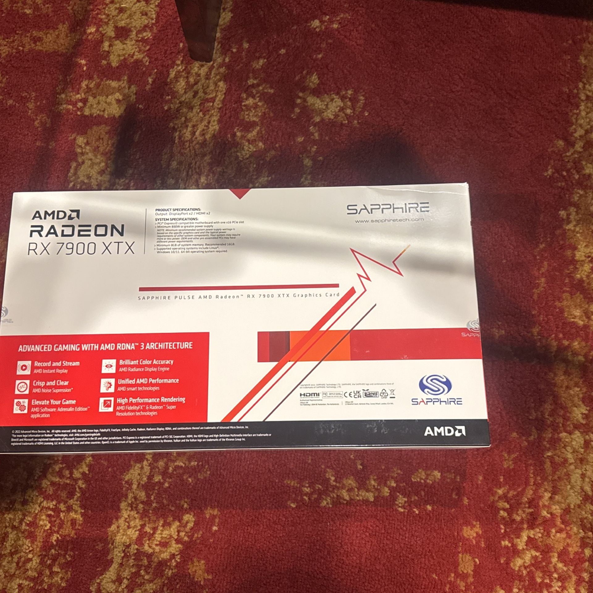 Radeon RX 7900 xtx 24gb VRAM