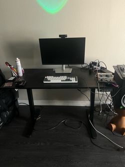 Black Electric Standing Desk