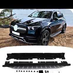 Side Steps 2pcs Running Board Fits for Mercedes Benz GLE W167 2020-2024 Fixed Side Step Nerf Bar