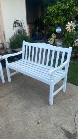 2 Bancas de madera para patio