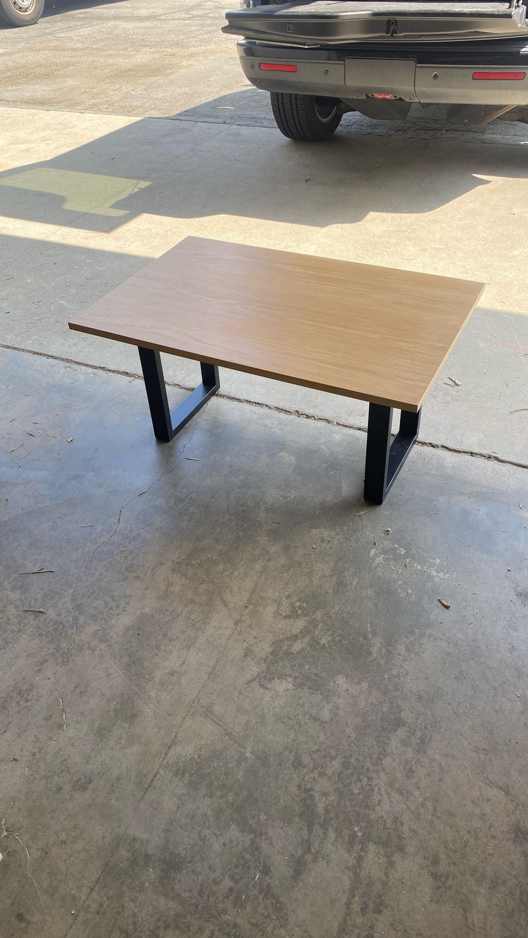 White oak coffee table