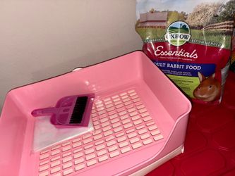 Bunny litter and pellets