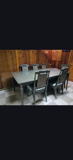 Dining room table and chairs