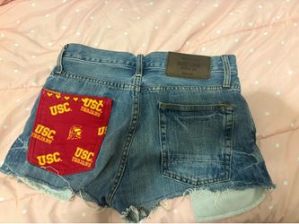Mossimo Supply Co dark washed Jean shorts.