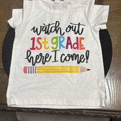 CM C&M WODRO Kids First Day of School Shirt Boy