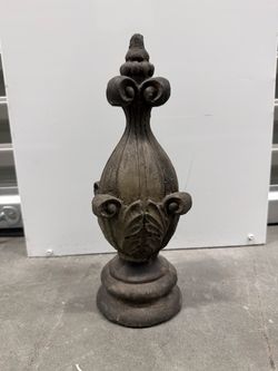 12" Vintage Architectural Finial Statue – Rustic Garden / Home Decor