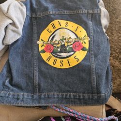 Kids Guns N Rosed Jean Jacket 